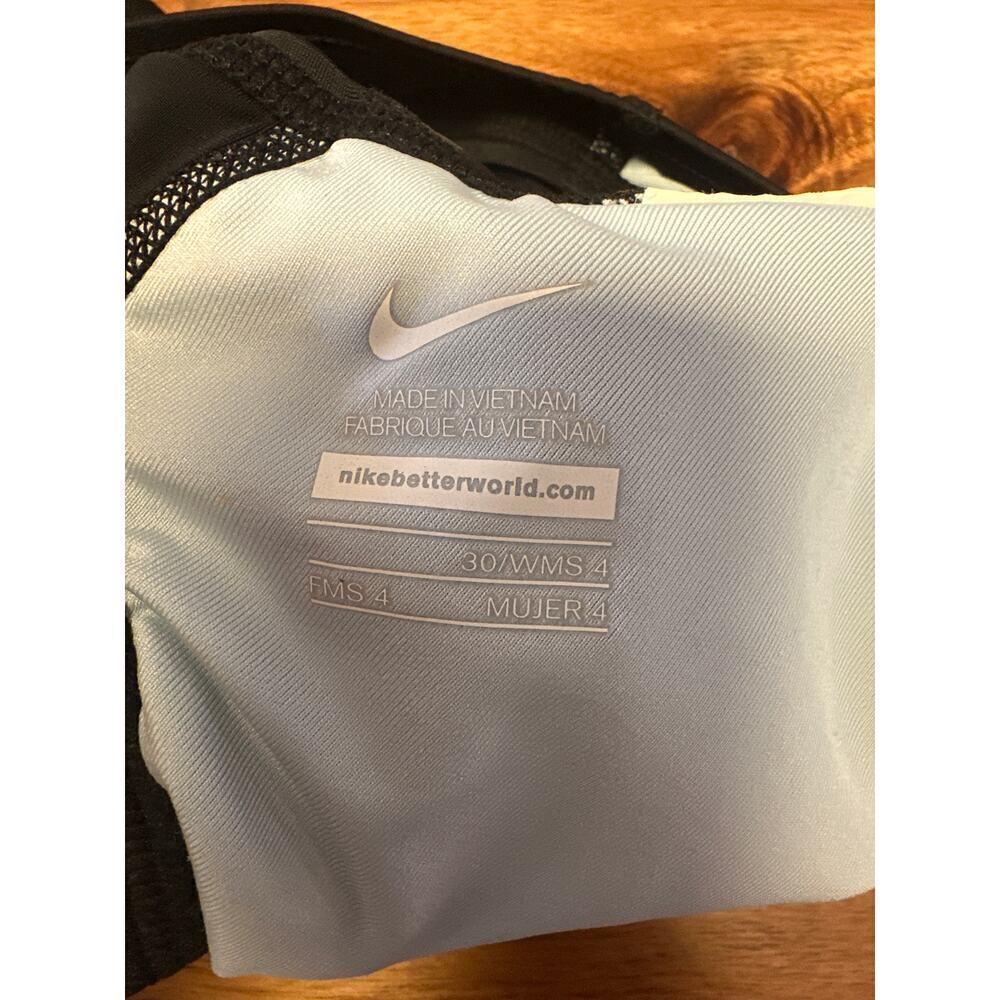 Nike One Piece Swimsuit Black Womens Size 4 - Picture 4 of 4
